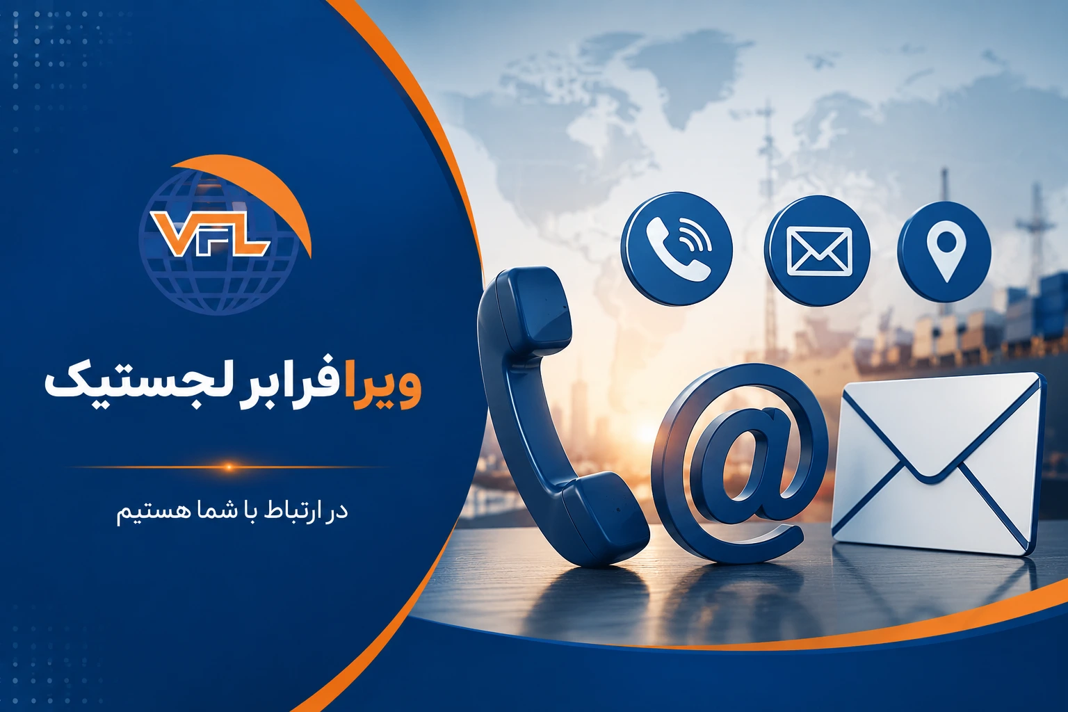 Vira Farabar Logistics — get in touch for freight quotes and consultation